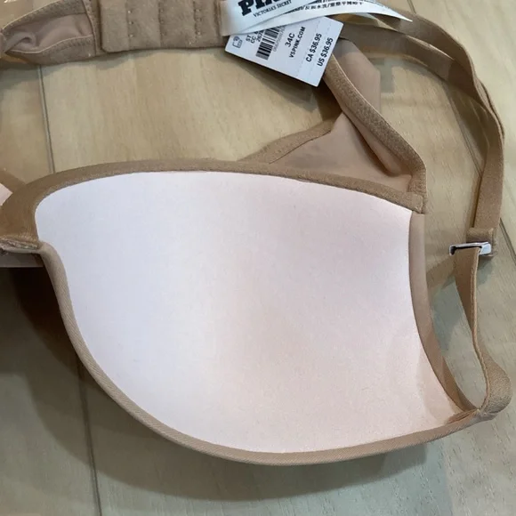 NWT VS PINK lightly lined T-shirt bra - Picture 8 of 11